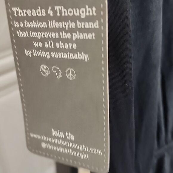 NWT Threads 4 Thought Black Dress Size Medium - Picture 3 of 5